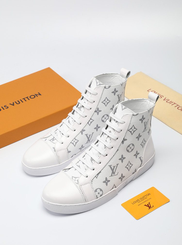 Louis Vuitton Monogram High-Top Sneakers — hero